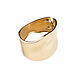 Wide gold bracelet, massive bracelet, detachable bracelet. Hard bracelet. Irina Moro. My Livemaster. Фото №5
