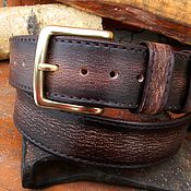 Аксессуары handmade. Livemaster - original item Belt men`s leather. Handmade.