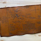 Двухслойная деревянная карта Средиземья, Властелин колец, Хоббит