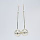 Order Silver Ball Earrings #5 Made of 925 Sterling Silver AN0016-1. Sunny Silver. Livemaster. . Earrings Фото №3