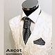 Галстук-пластрон. Жаккард. Галстуки. ASCOT Accessories. Интернет-магазин Ярмарка Мастеров.  Фото №2