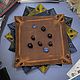 Заказать Тёмно Коричневый Dice Tray (Арена для бросания кубов/костей/дайсов). 2D20 ✦ Кладовая Артефактов ✦. Ярмарка Мастеров. . Настольные игры Фото №3