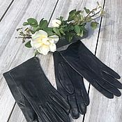 Винтаж handmade. Livemaster - original item Women`s gloves, genuine leather, 2 pairs, Europe. Handmade.