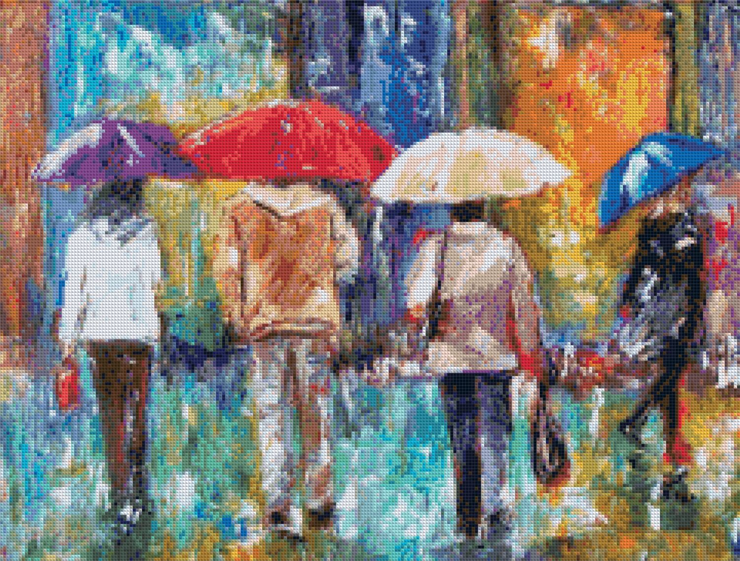 Картины с зонтом