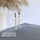 Серьги из натурального жемчуга, моносерьга, Серьги классические, Казань,  Фото №1