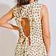 Floor-length dress with a cutout on the back. Dresses. BORMALISA. My Livemaster. Фото №5