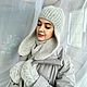 Шапка ушанка. Шапка-ушанка. Ольга Устюгова (dollyknit). Ярмарка Мастеров.  Фото №6
