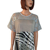 Одежда handmade. Livemaster - original item Summer Elegant long gray dress made of viscose 100%. Handmade.
