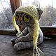 кот  "Жду весну....". Мягкие игрушки. Лавка ЛИБХЕН (совы, куклы,коты) (libxen). Ярмарка Мастеров.  Фото №4