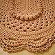 Oval rug crochet Elegant-2. Carpets. knitted handmade rugs (kovrik-makrame). Online shopping on My Livemaster.  Фото №2