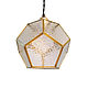 Geometric brass lamp. Ceiling and pendant lights. tiffanarium (Tiffanarium). My Livemaster. Фото №5