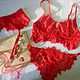 Wedding underwear, lace underwear for the bride. Underwear sets. La Mia Ragazza. My Livemaster. Фото №5