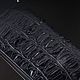 Клатч из натуральной кожи крокодила IMA0081B2. Клатчи. CrocShop товары из экзотической кожи. Ярмарка Мастеров.  Фото №8
