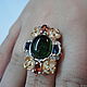 The Chrome Diopside Ring. Rings. kamniurala. Online shopping on My Livemaster.  Фото №2