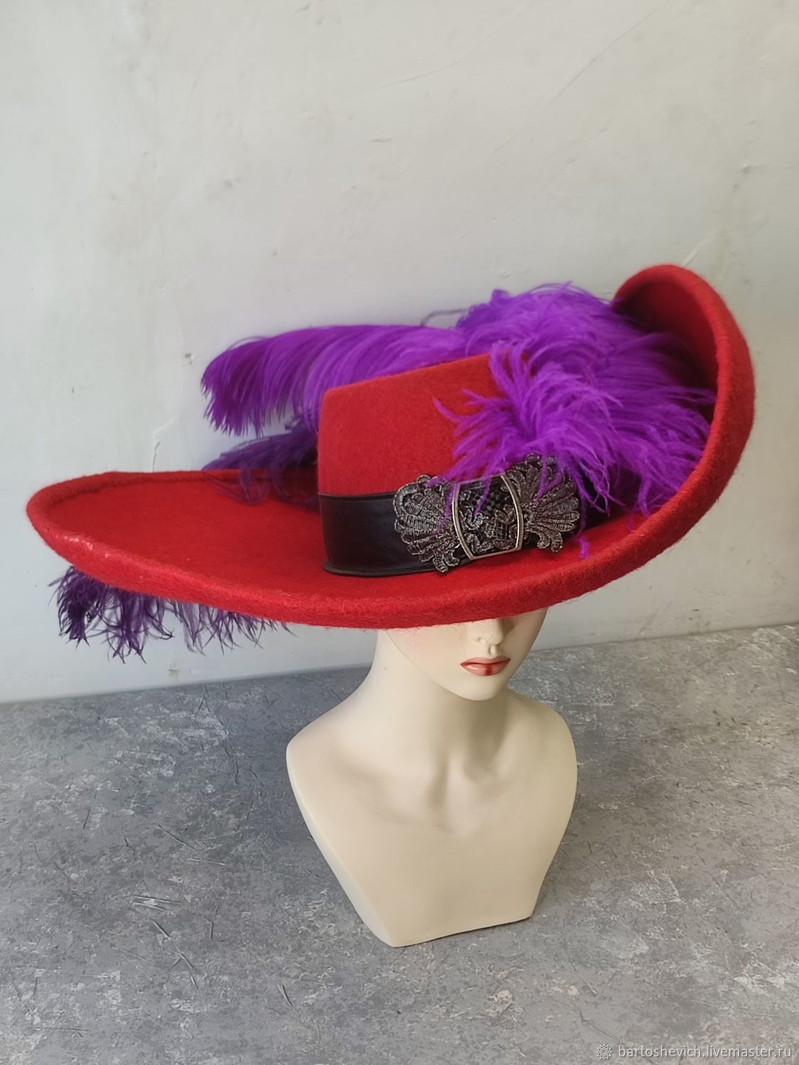 Pirate hat 'Red Jones', Carnival Hats, St. Petersburg,  Фото №1