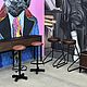Стул барный BANKNOTE. Стулья. BULL WULL FURNITURE. Ярмарка Мастеров.  Фото №4