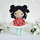 Мастер-класс схема крючком Арбузная куколка. Схемы вязания. Lucy-rose-crochet-. Интернет-магазин Ярмарка Мастеров.  Фото №2