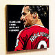 Painting Poster Pop Art Zlatan Ibrahimovic, Pictures, Moscow,  Фото №1