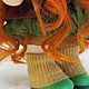 Doll textile ' Ryzhulka'. Round Head Doll. Handmade from Veronika. My Livemaster. Фото №4