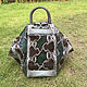 Order Transformer bag-backpack made of Python PEGAS. Exotic Workshop Python Fashion. Livemaster. . Bucketbag Фото №3