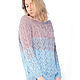 Knitted pullover 'Spring sky', Pullover Sweaters, Moscow,  Фото №1