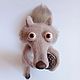 Order Saber-toothed crazy squirrel. white-rat (bitterteddy). Livemaster. . Felted Toy Фото №3