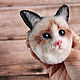 Brooch 'Cat with blue eyes', Brooches, Ufa,  Фото №1