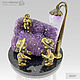 figures: Wedding gift lovers and Cupid with amethyst. Figures. Miner premium - Ltd Moscow (mineralpremium). My Livemaster. Фото №4