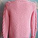 Sweater pink. Sweaters. Galina-Malina (galina-malina). My Livemaster. Фото №6