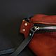 Поясная сумка из натуральной кожи терракотового цвета. Поясная сумка. ILLUME bags. Интернет-магазин Ярмарка Мастеров.  Фото №2
