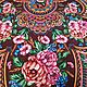 Ткань с павлопосадскими мотивами в разных расцветках, Ткани, Москва,  Фото №1