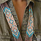 Gerdan 'azure turquoise', Gerdan, Gaitan, neck decoration. Necklace. Slava. Online shopping on My Livemaster.  Фото №2