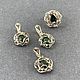 Кулон с крупным цаворитом 2,22 ct изумрудного цвета и сапфирами. Кулон. AMG. Ярмарка Мастеров.  Фото №4