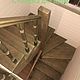 Лестница "Шоколадка"+ подлестничный шкаф. Лестницы. Столярка для души. Ярмарка Мастеров.  Фото №4