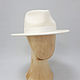 Fedora pointy-nosed felt hat. Color milk. Hats1. Exclusive HATS. LANA ANISIMOVA.. My Livemaster. Фото №4