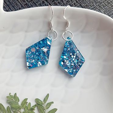 Украшения ручной работы. Ярмарка Мастеров - ручная работа Серьги "Снежок". Handmade.