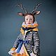 Teddy doll deer Olezhka, Teddy Doll, Nizhny Novgorod,  Фото №1