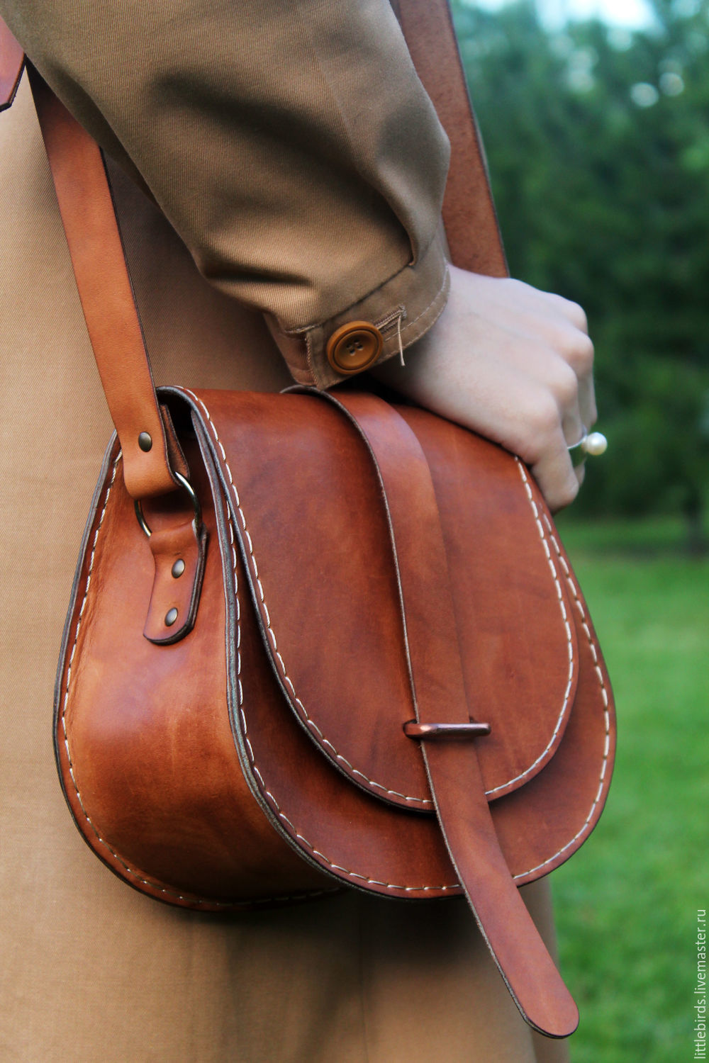 Leather pumpkin handbag в интернет-магазине на Ярмарке Мастеров ...