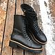 Shoes: Bandolier ' black black tread sole beige Welt». Boots. Hitarov (Hitarov). Online shopping on My Livemaster.  Фото №2