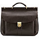 Ruby leather briefcase (dark brown), Brief case, St. Petersburg,  Фото №1