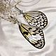 Earrings with real butterfly wings. Earrings. ГЕРБАРИКА. My Livemaster. Фото №6
