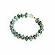 Turquoise bracelet, turquoise bracelet, natural turquoise bracelet. Bead bracelet. Irina Moro. My Livemaster. Фото №5