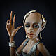 Singer-goblin in the style of the 20s fantastic creatures Harry Potter. Interior doll. severiana. My Livemaster. Фото №4
