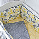 Bumpers in the crib, Sides for crib, Moscow,  Фото №1