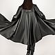 Coat, Neoprene coat, Black coat, Gothic coat CT0587NLE. Coats. EUG fashion. Online shopping on My Livemaster.  Фото №2