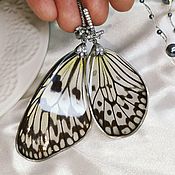 Украшения handmade. Livemaster - original item Earrings with real butterfly wings. Handmade.