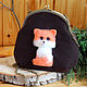 Bag with a Fox on the clasp, Clasp Bag, Moscow,  Фото №1