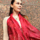 scarf batik 'Inky Paisley'. Scarves. Handpainted silk by Ludmila Kuchina. My Livemaster. Фото №5