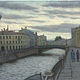 Poster, reproduction buy St. Petersburg Griboyedov Canal, Pictures, Moscow,  Фото №1