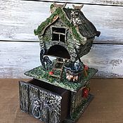 Для дома и интерьера handmade. Livemaster - original item Tea house with a box of 